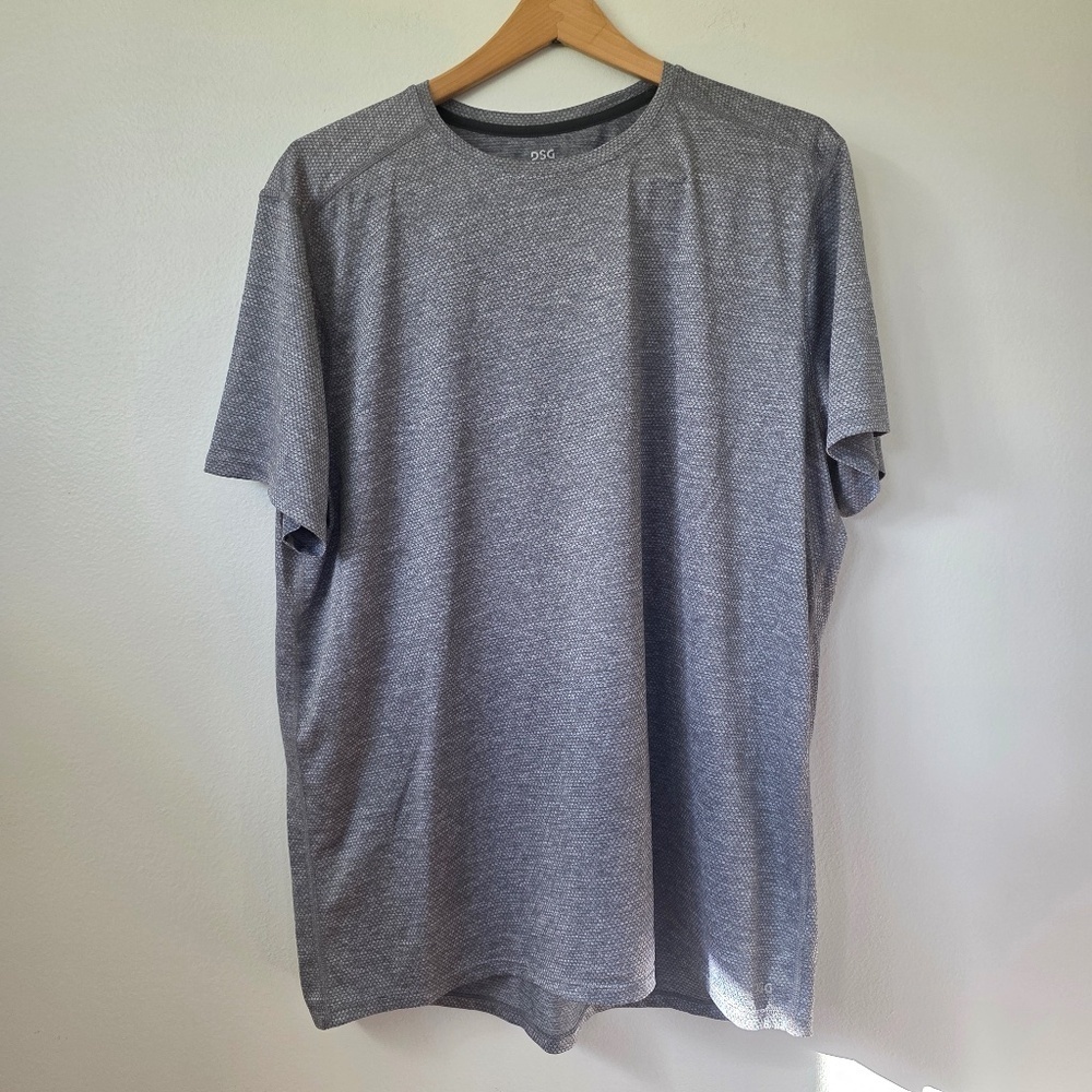 DSG Men's Gray Short Sleeve Performance T Shirt - XL